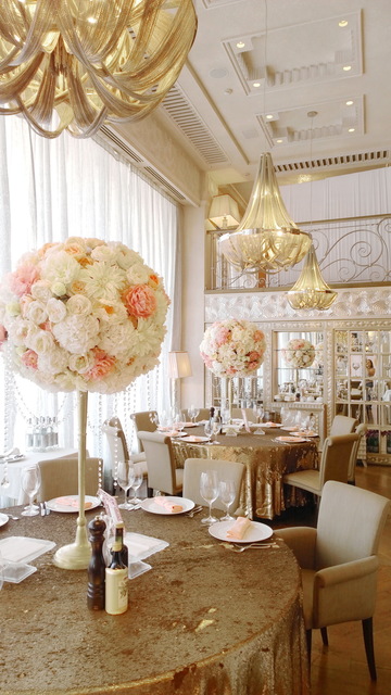 Столы и стулья гостей / Банкет в Шебби шик от Студия декора Gogelia-Decor 1