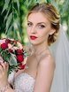 Высокие / Собранные, С аксессуарами / Цветами / Фатой, Пучок от Свадебный стилист Зульфия Катаева 1