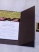 Открытка, Прямоугольные / Квадратные Свадебное приглашение Шоколад от Krokusdecor - студия декора Елены Сиухиной 3