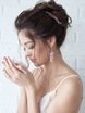Высокие / Собранные, С аксессуарами / Цветами / Фатой, Пучок от Nadya Nezhinka Beauty Studio 2