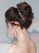 Высокие / Собранные, С аксессуарами / Цветами / Фатой, Пучок от Nadya Nezhinka Beauty Studio 3
