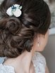 С аксессуарами / Цветами / Фатой, Пучок от Nadya Nezhinka Beauty Studio 1