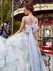 Свадебное платье Мадалена. Силуэт А-силуэт. Цвет оттенки Зеленого, Лавандовый / Фиолетовый. Вид 2