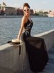 Свадебное платье Улла. Силуэт Прямое. Цвет Белый / Молочный, оттенки Зеленого, Черный, Голубой / Синий. Вид 1