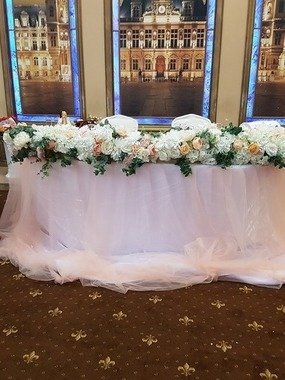 Президиум / Стол молодоженов в Весенняя / Летняя, Классика от Студия декора и флористики Charm ELLE 1