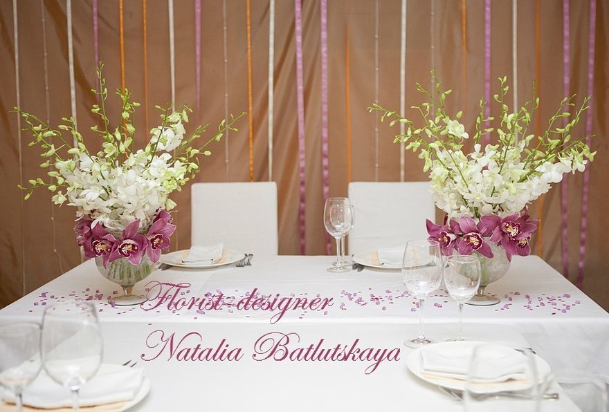 Президиум / Стол молодоженов в Классика, Шебби шик от Студия декора Magicweddings 1