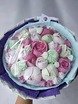 Несколько цветов / Разноцветные, оттенки Розового Сладкий букет из зефира от Свадебный сладкий стол под ключ 1