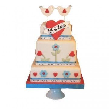 Мастика Трехъярусные 1 от Кондитерская Boutique cakes