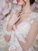 Свадебное платье Орабель. Силуэт А-силуэт. Цвет Айвори / Капучино, Белый / Молочный. Вид 5