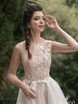 Свадебное платье Алия. Силуэт А-силуэт. Цвет Айвори / Капучино, Белый / Молочный. Вид 1