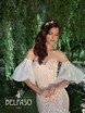 Свадебное платье Мэй. Силуэт Рыбка. Цвет Айвори / Капучино, Белый / Молочный. Вид 3