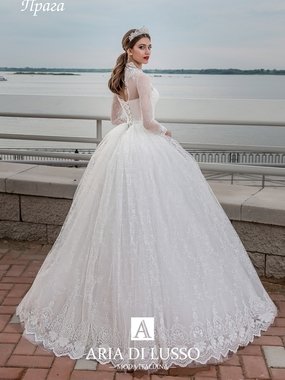 Свадебное платье Прага. Силуэт Пышное. Цвет Белый / Молочный. Вид 2