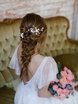 С аксессуарами / Цветами / Фатой, С плетением, Локоны / Локоны на один бок от Свадебный стилист Красовицкая Елена 7