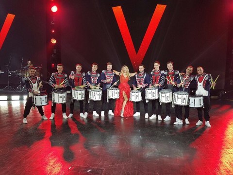 Шоу барабанщиков Vasiliev Groove на свадьбу 1