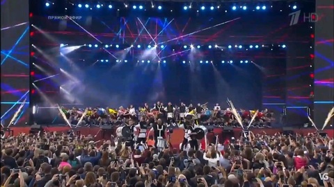 Шоу барабанщиков Vasiliev Groove на свадьбу 1