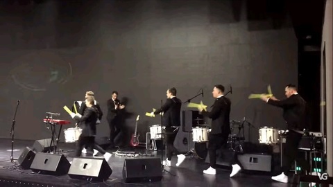Шоу барабанщиков Vasiliev Groove на свадьбу 1