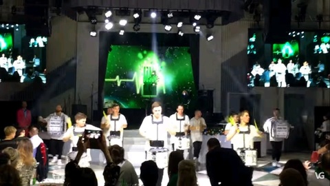 Шоу барабанщиков Vasiliev Groove на свадьбу 1