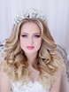 С аксессуарами / Цветами / Фатой, Распущенные, Локоны / Локоны на один бок от Свадебный стилист-визажист Арменуи Шатверян 1