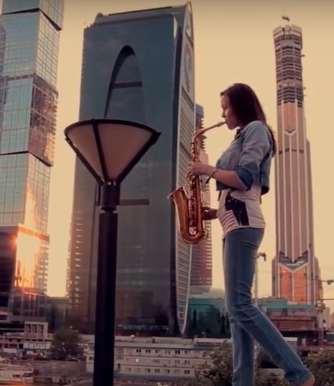 Саксофонистка Jannet Sax на свадьбу 1