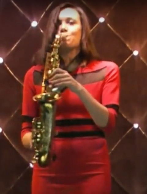 Саксофонистка Jannet Sax на свадьбу 1