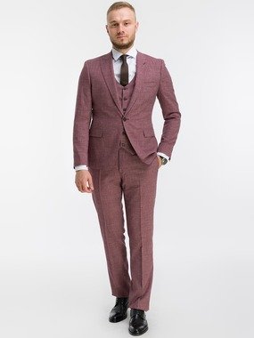 Тройка Свадебный костюм с жилетом MALINA FASHION от Прокат мужских костюмов BLACKTUX 1