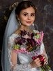 Высокие / Собранные, С аксессуарами / Цветами / Фатой, Пучок, С плетением, Локоны / Локоны на один бок от Свадебный стилист и визажист Ольга Фирсова 3