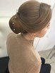Высокие / Собранные, С аксессуарами / Цветами / Фатой, Пучок от Свадебный стилист и визажист Ольга Фирсова 1
