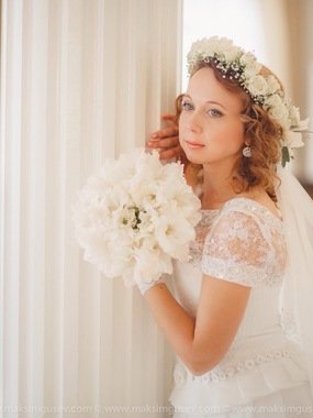Монобукет из одного вида цветов name от Epital Wedding 1