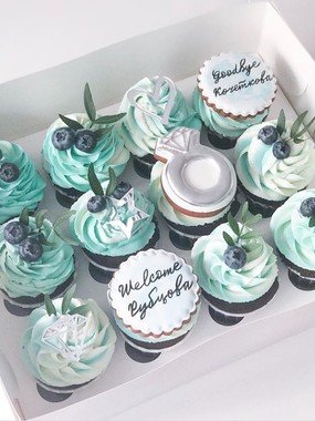 Серебро / Серый, Тиффани, Белый Сладкий стол 4 от Bakery Dealer 1