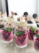 оттенки Белого, Красный / Марсала, Шоколад / Коричневый, оттенки Розового Сладкий стол 8 от Delish Cake 1