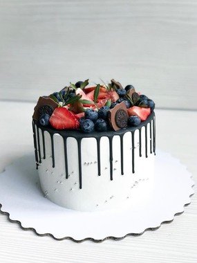 Крем / Сливки Одноярусные 1 от Delish Cake