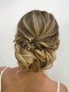 Высокие / Собранные, С аксессуарами / Цветами / Фатой, Коса / Коса-пучок от Мери Варданян 1