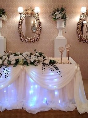 Президиум / Стол молодоженов в Винтаж / Ретро от MWedding 1