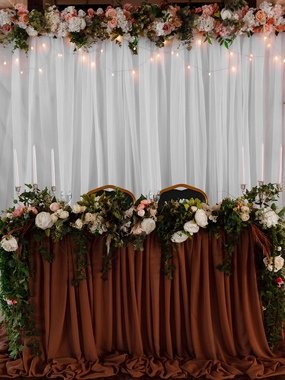 Президиум / Стол молодоженов в Эко от MWedding 1
