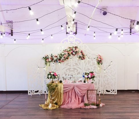 Президиум / Стол молодоженов в Шебби шик от MWedding 1
