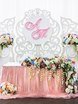 Президиум / Стол молодоженов в Классика, Шебби шик от MWedding 1