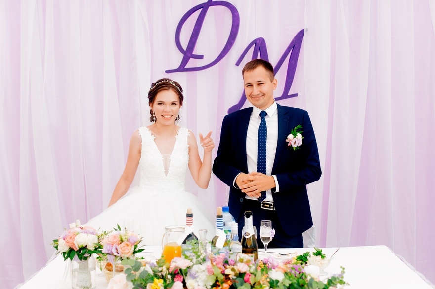 Президиум / Стол молодоженов в Классика от MWedding 1