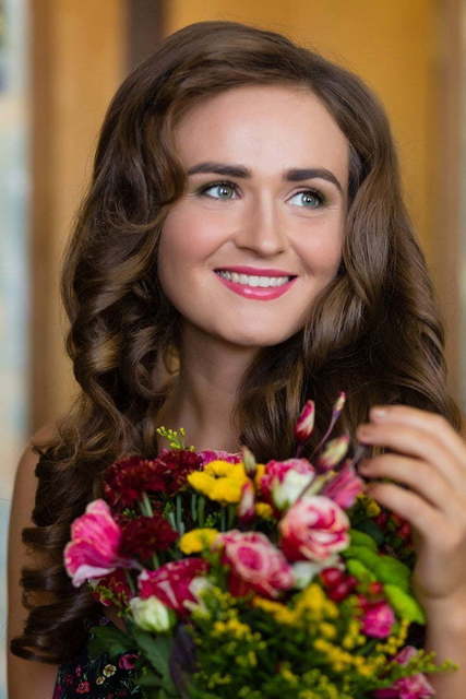 Распущенные, Локоны / Локоны на один бок от Свадебный стилист Olga Bochkova 1