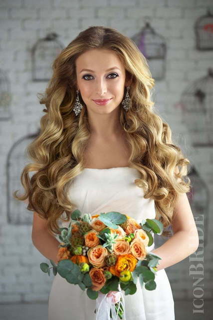 Распущенные, Локоны / Локоны на один бок от Салон красоты iconBRIDE 1