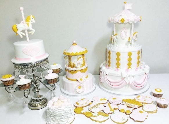 Золото, оттенки Белого Кенди бар от Кондитерская Сake & Сake 1