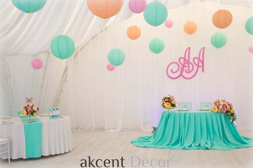 Президиум / Стол молодоженов в Тематический, Тиффани от Студия декора Akcent Decor 1