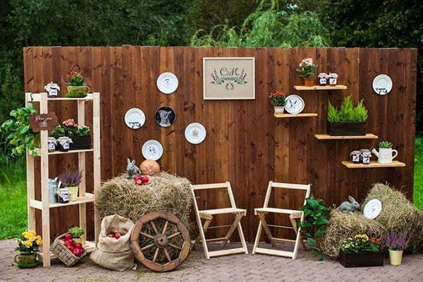 Фотозона в Рустик от Студия декора и флористики Kalinoff Decor 1