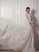 Свадебное платье Gemila couture. Силуэт Рыбка, Прямое. Цвет Айвори / Капучино, Белый / Молочный. Вид 1