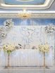 Задник за молодоженами, Президиум / Стол молодоженов в Классика от Студия декора и флористики Florburo 1