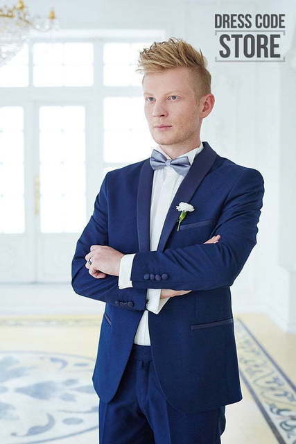 Однобортный, Двойка, Смокинг Смокинг двойка Ennio от Прокат мужских костюмов Dress Code Rent 1