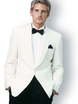 Однобортный, Двойка, Смокинг Белый свадебный смокинг Dinner jacket от  2