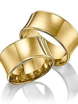 Обручальное кольцо Classic 8 из Желтое золото, Белое золото от Ювелирный салон Jewellery Art 1