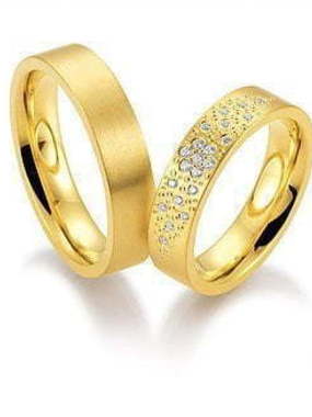 Обручальные кольца Glamoure 5 из Желтое золото от Ювелирный салон Jewellery Art 1