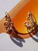 Серьги Золотой орнамент из Розовое (красное) золото от Ювелирный салон Jewellery Art 4
