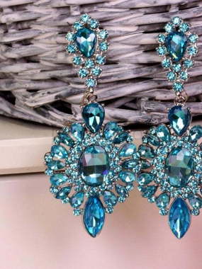 Серьги Regina бирюза из Посеребренная бижутерия от  1